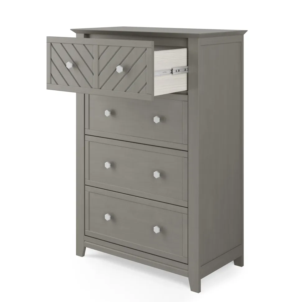 Atwood 4-Drawer Chest, Lunar Gray