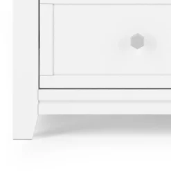 Atwood 3-Drawer Dresser, Matte White