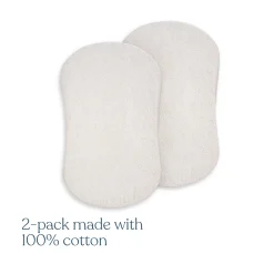 BassiNest® Fitted Sheet 100% Organic Cotton 2-Pack
