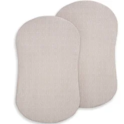 BassiNest® Fitted Sheet 100% Organic Cotton 2-Pack