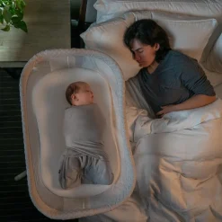 BassiNest® Fitted Sheet 100% Organic Cotton Muslin 2-Pack
