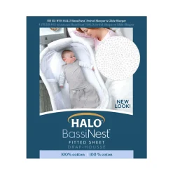 BassiNest® Fitted Sheet 100% Cotton