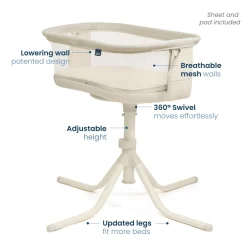 BassiNest® Swivel Sleeper 4.0 Air with Dreamweave Breathable Pad