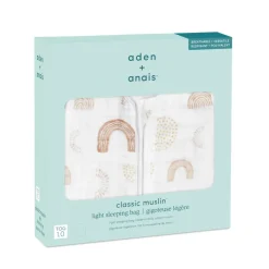 boutique 100% cotton muslin light sleep sack TOG 1.0