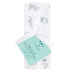 boutique 100% cotton muslin swaddle blanket