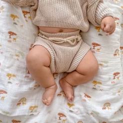 boutique 100% cotton muslin swaddle blanket 4 pack