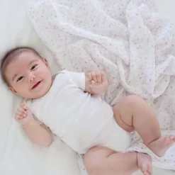 boutique 100% cotton muslin swaddle blanket 4 pack