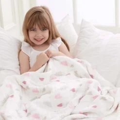 boutique cotton muslin dream blanket
