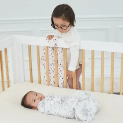 boutique iconic 100% cotton muslin swaddle blanket 4 pack