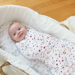 boutique iconic 100% cotton muslin swaddle blanket 4 pack