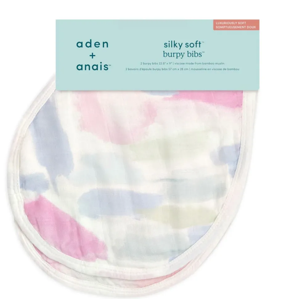 boutique silky soft burpy bib 2 pack