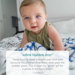 boutique silky soft muslin dream blanket