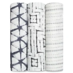 boutique silky soft swaddle blanket 3 pack