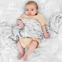 boutique silky soft swaddle blanket 3 pack