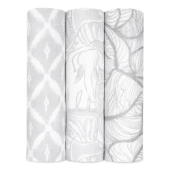 boutique silky soft swaddle blanket 3 pack