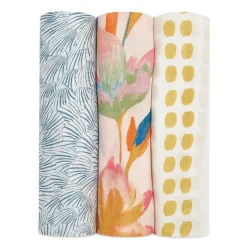boutique silky soft swaddle blanket 3 pack