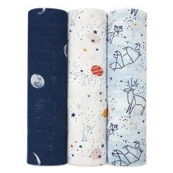 boutique silky soft swaddle blanket 3 pack
