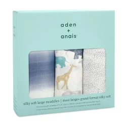 boutique silky soft swaddle blanket 3 pack