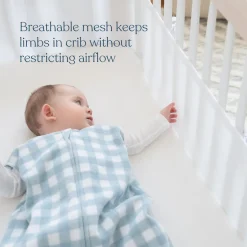 Breathable Mesh Crib Liner for Mini Crib