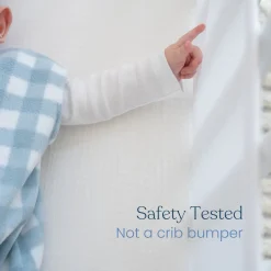 Breathable Mesh Crib Liner for Full Sized Crib