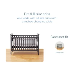 Breathable Mesh Crib Liner for Full Sized Solid End Crib