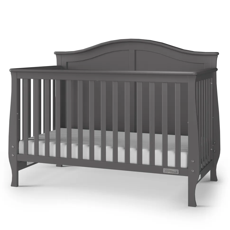 Camden 4-in-1 Convertible Crib, Cool Grey