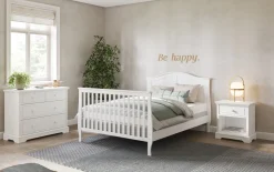 Camden 4-in-1 Convertible Crib, Matte White