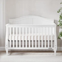 Camden 4-in-1 Convertible Crib, Matte White