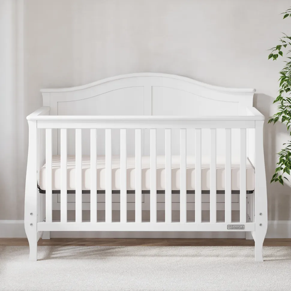 Camden 4-in-1 Convertible Crib, Matte White