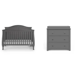 Camden 2-Piece Nursery Set With Crib and Dresser
