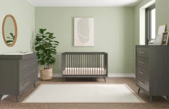 Cranbrook 4-in-1 Convertible Crib, Lunar Gray