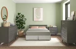 Cranbrook 4-in-1 Convertible Crib, Lunar Gray