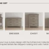 Denman 4 Drawer Chest, Crescent Gray