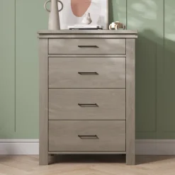 Denman 4 Drawer Chest, Crescent Gray