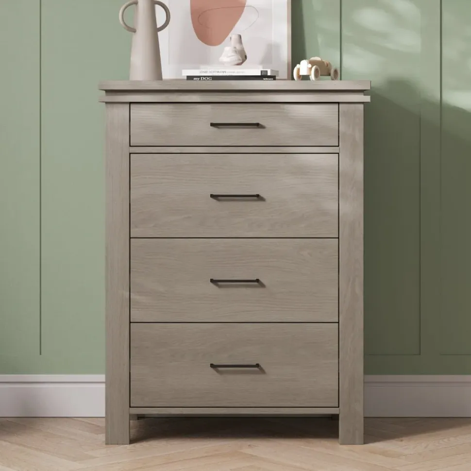 Denman 4 Drawer Chest, Crescent Gray