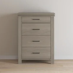 Denman 4 Drawer Chest, Crescent Gray