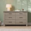 Denman Double Dresser, Crescent Gray