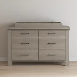 Denman Double Dresser, Crescent Gray