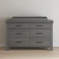 Denman Double Dresser, Midnight Gray