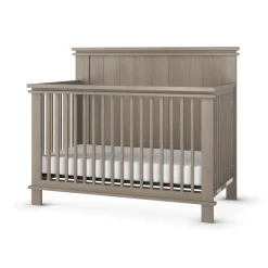 Denman 4-in-1 Convertible Crib, Crescent Gray