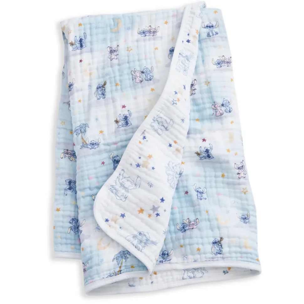 Disney™ Lilo and Stitch essentials cotton muslin dream blanket