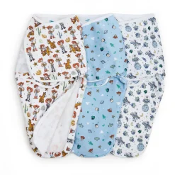 Disney™ Toy Story essentials easy swaddle wrap quick change 3 pack TOG 1.0
