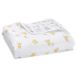 Disney™ Winnie the Pooh essentials cotton muslin dream blanket