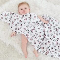 Disney™ essentials cotton muslin swaddle blanket 4 pack