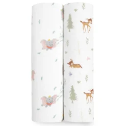 Disney™ essentials cotton muslin swaddle blanket 2 pack