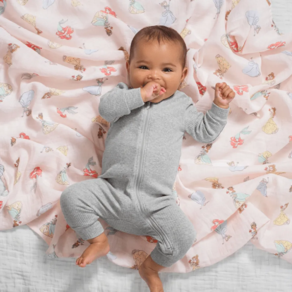 Disney™ essentials cotton muslin swaddle blanket 4 pack