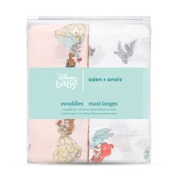 Disney™ essentials cotton muslin swaddle blanket 2 pack