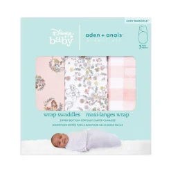 Disney™ essentials easy swaddle wrap quick change 3 pack TOG 1.0