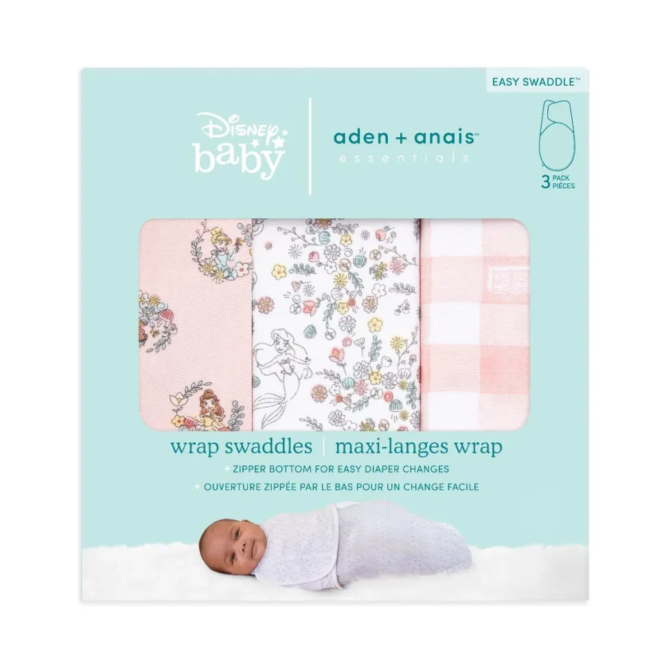 Disney™ essentials easy swaddle wrap quick change 3 pack TOG 1.0