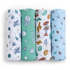 Disney™ Toy Story essentials cotton muslin swaddle blanket 4 pack